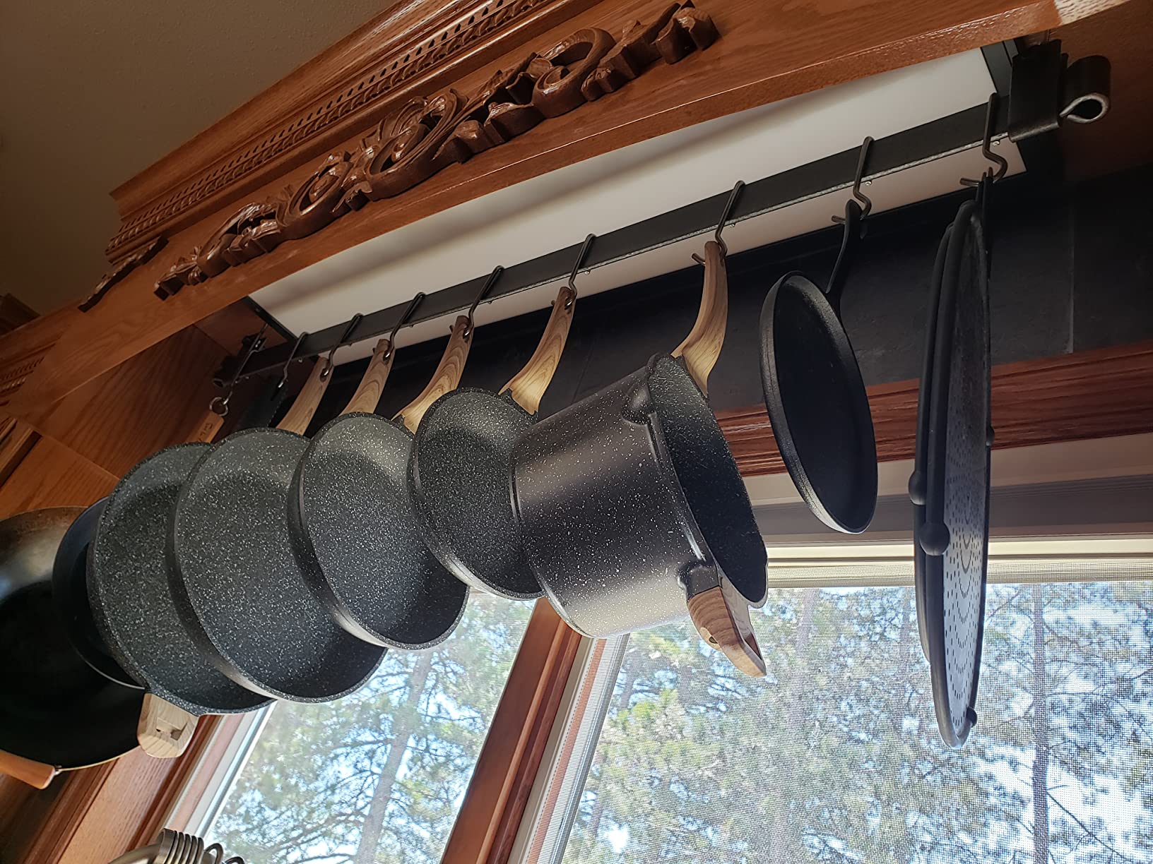 Enclume 54-Inch Ceiling-Mount Pot Rack customer photo 2