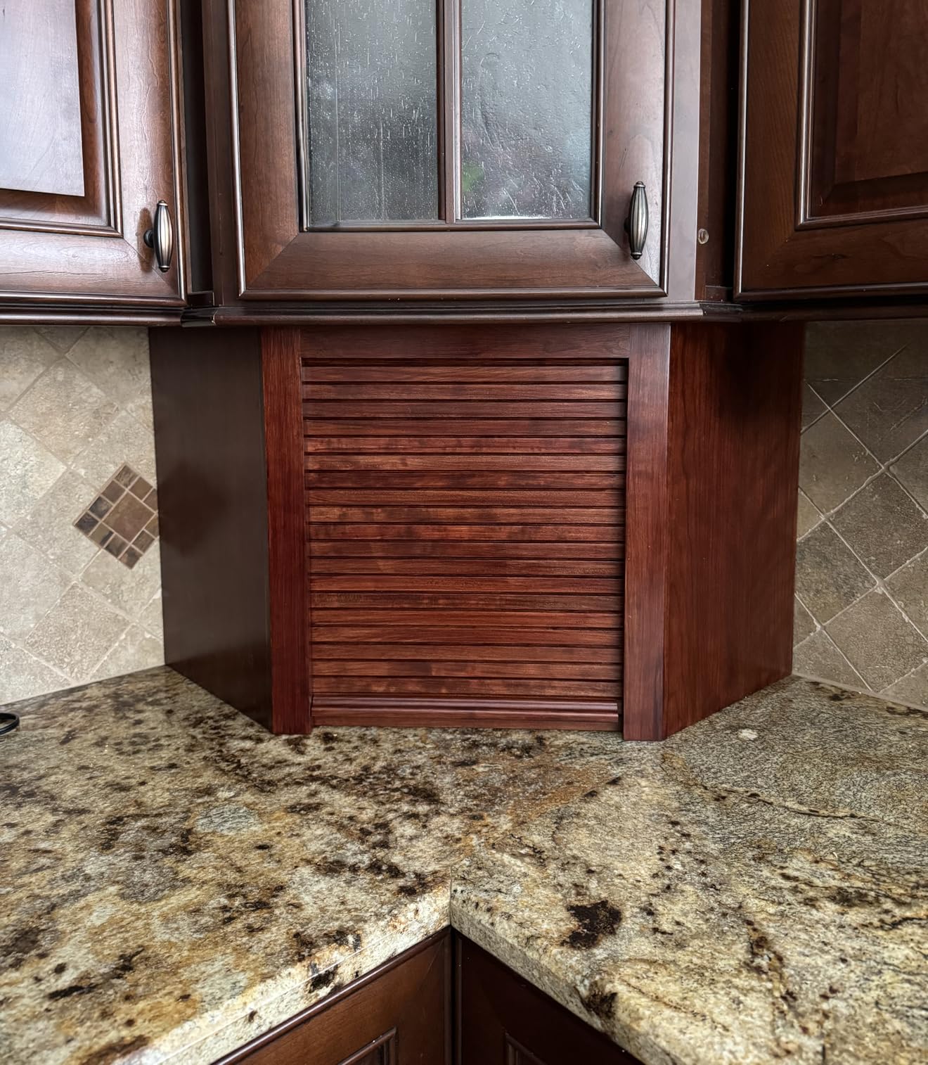 Omega National Corner Appliance Garage 17Wx18.5H Cherry customer photo 1