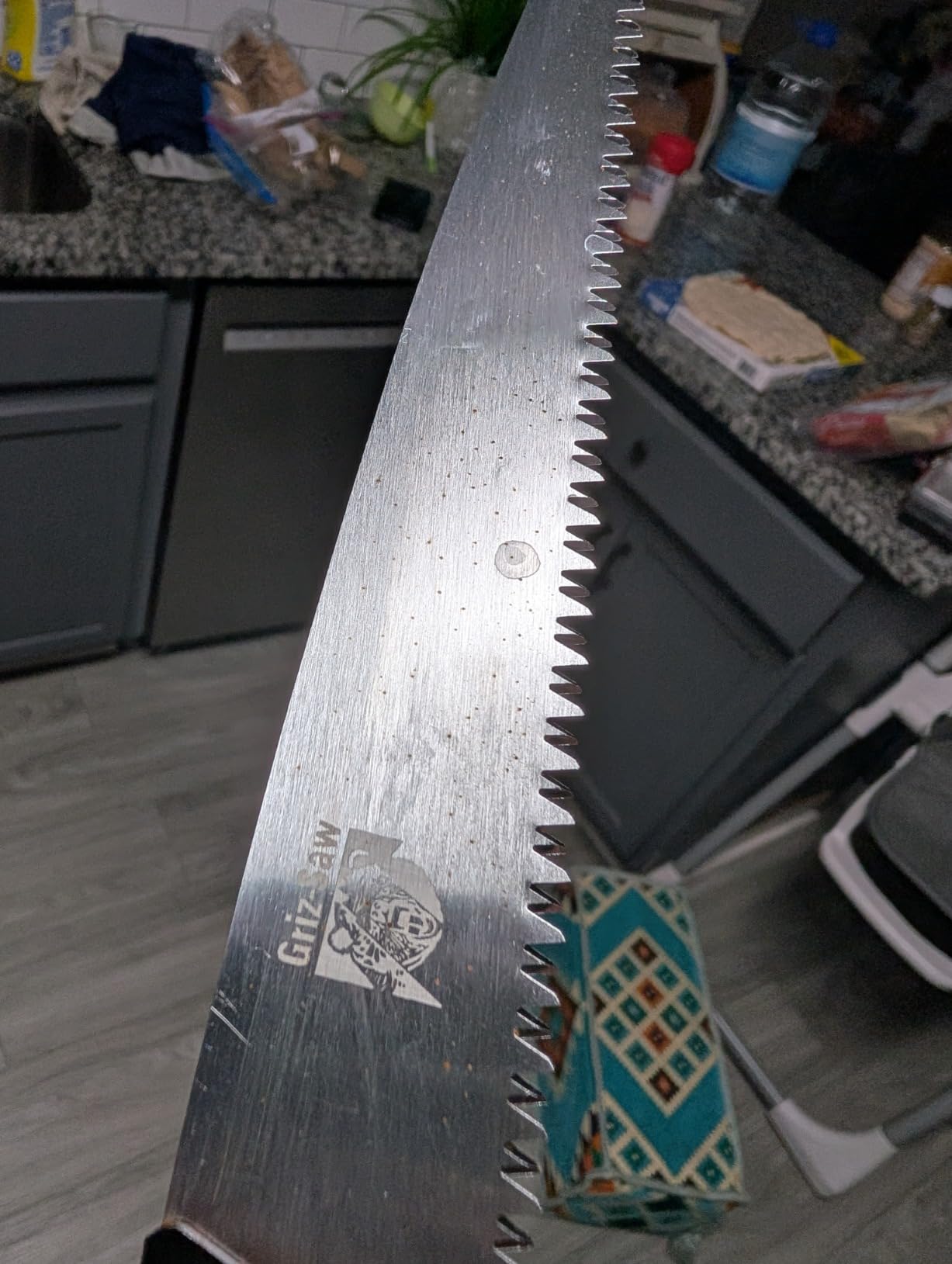 Outdoor Edge GrizSaw - Lightweight T-Handle Fixed Blade Outdoor-Hunting Saw with 8.0