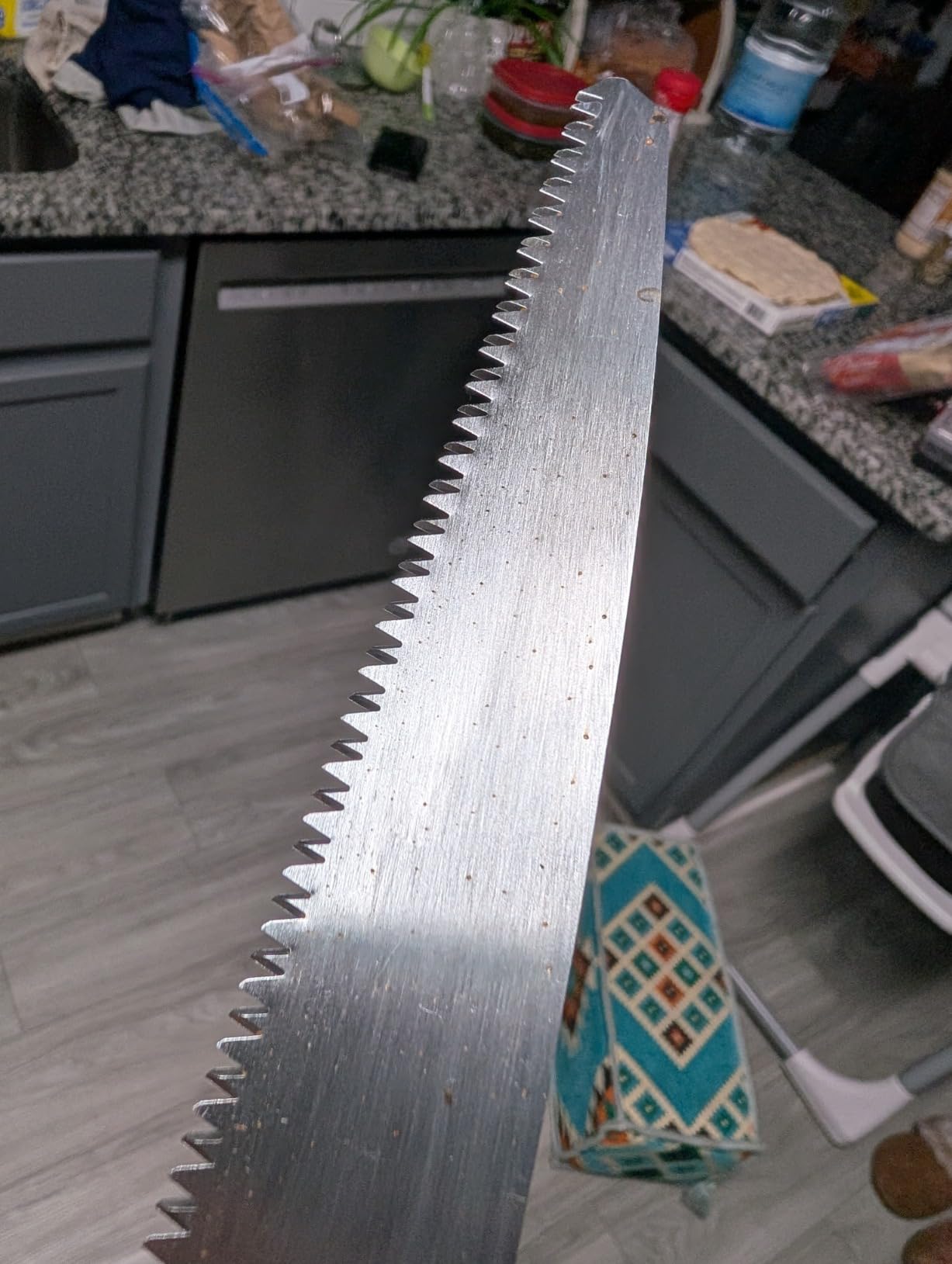 Outdoor Edge GrizSaw - Lightweight T-Handle Fixed Blade Outdoor-Hunting Saw with 8.0