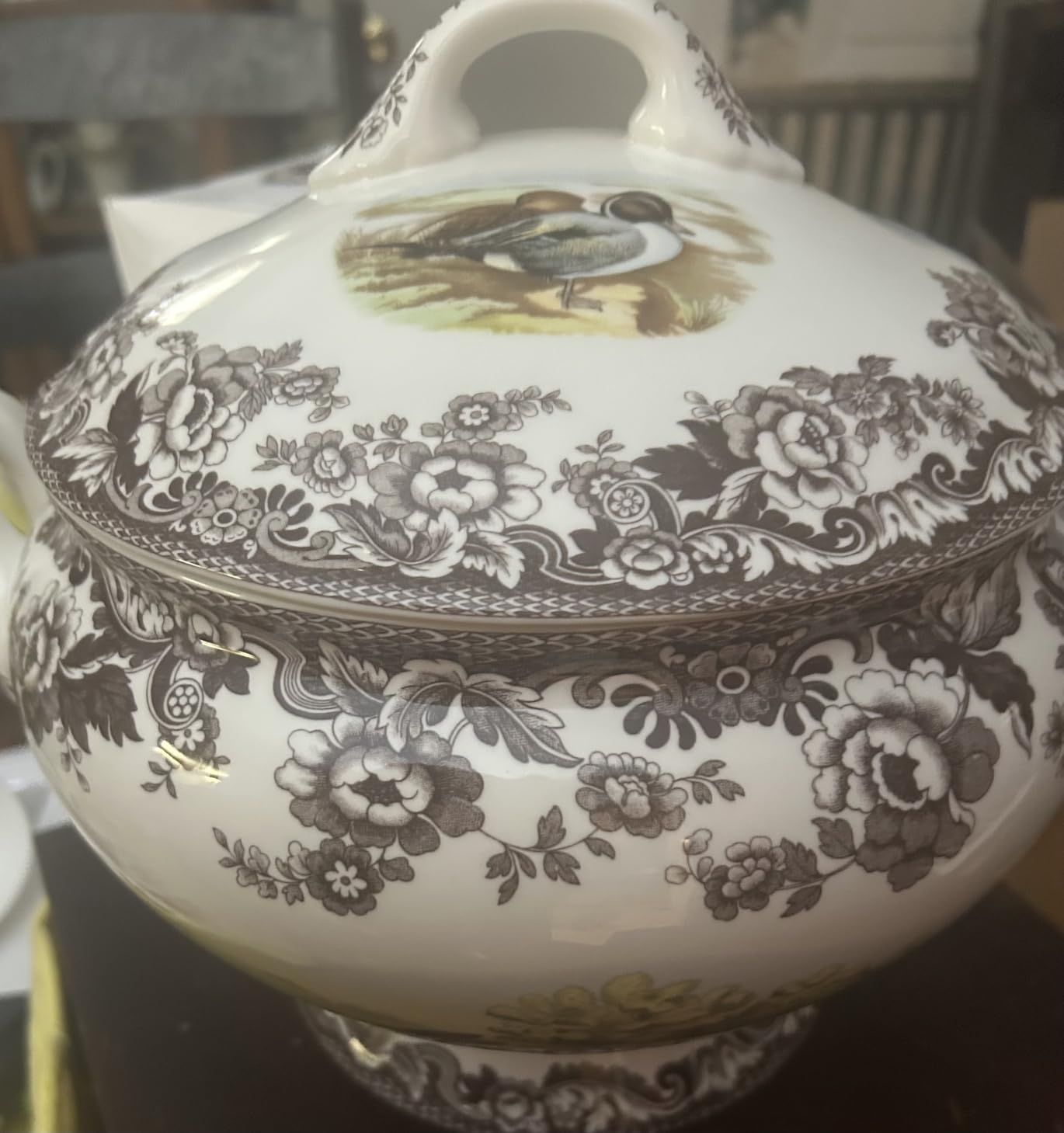 Spode Woodland Covered Soup Tureen with Rabbit, Quail, and Pintail customer photo 1