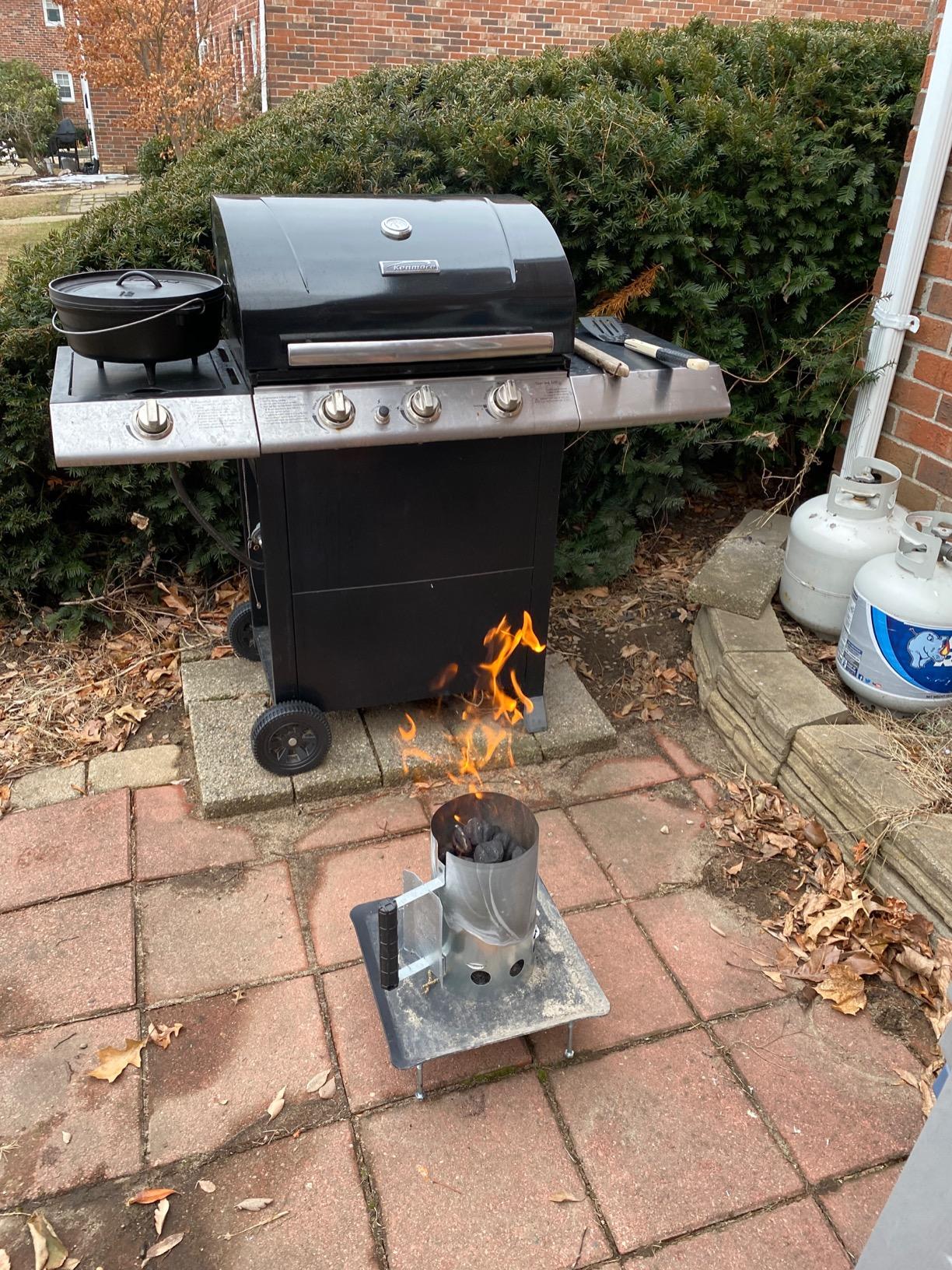 GrillPro 39470 Charcoal Chimney Starter customer photo 1