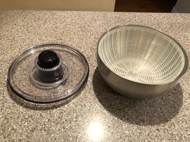 OXO Steel Salad Spinner customer photo 2