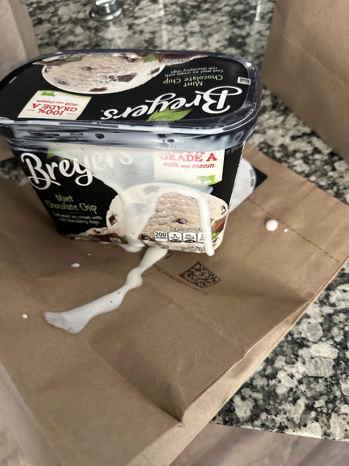 Breyers Ice Cream for a Delicious Frozen Treat Mint Chocolate Chip Made with 100% Grade A Milk & Cream 48 oz customer photo 1
