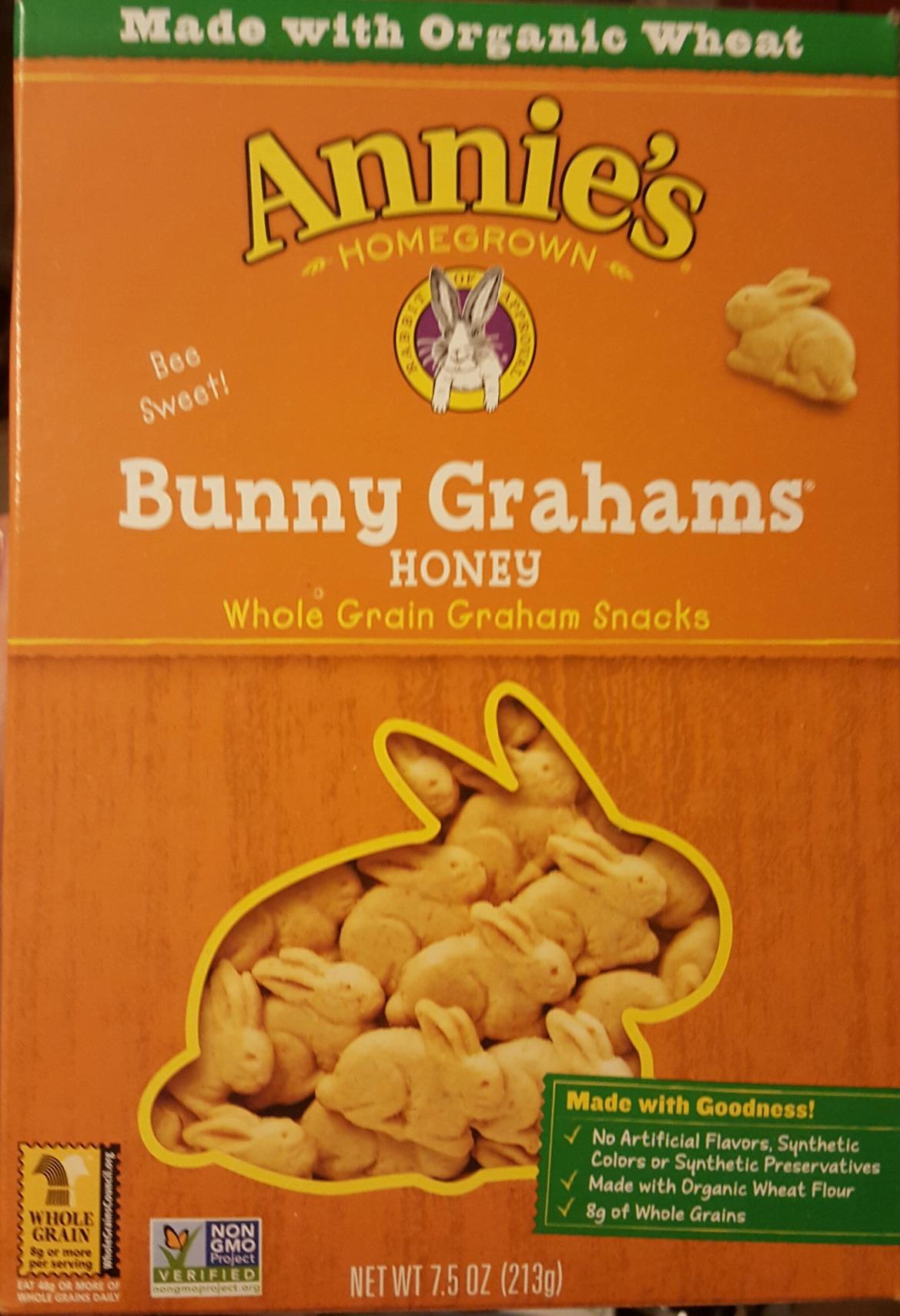 Annie's Organic Baked Bunny Grahams Snacks, Honey, 7.5 oz customer photo 1