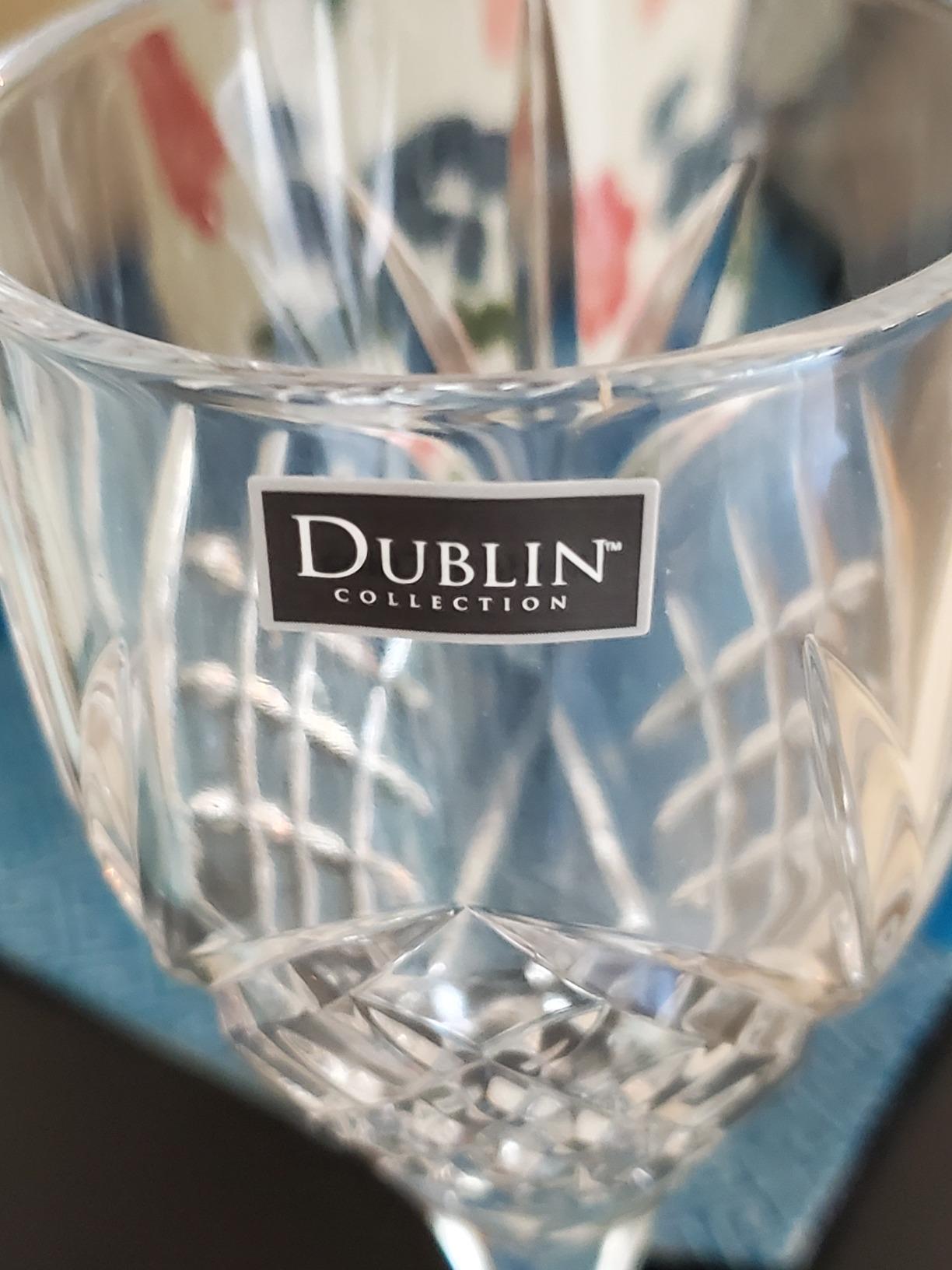 Godinger Dublin Wine Glasses, Stemmed Wine Glass Goblets, Stemmed Drinking Glasses, Glass Cups, Barware & Drinkware, 10oz Set of 4 customer photo 2