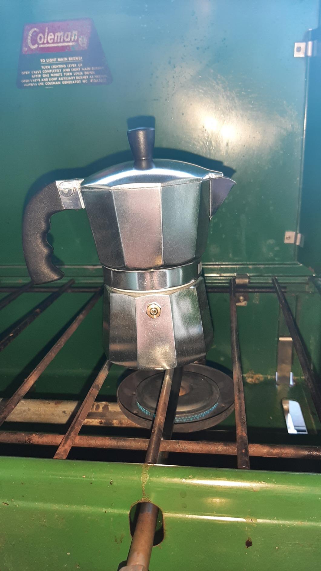 Imusa USA Aluminum Stovetop 6-cup Espresso Maker (B120-43V), Silver customer photo 1