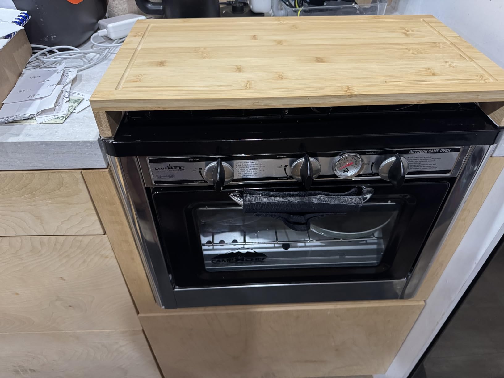 Bamboo Lg. Over The Sink/Stove Cutting Board customer photo 2