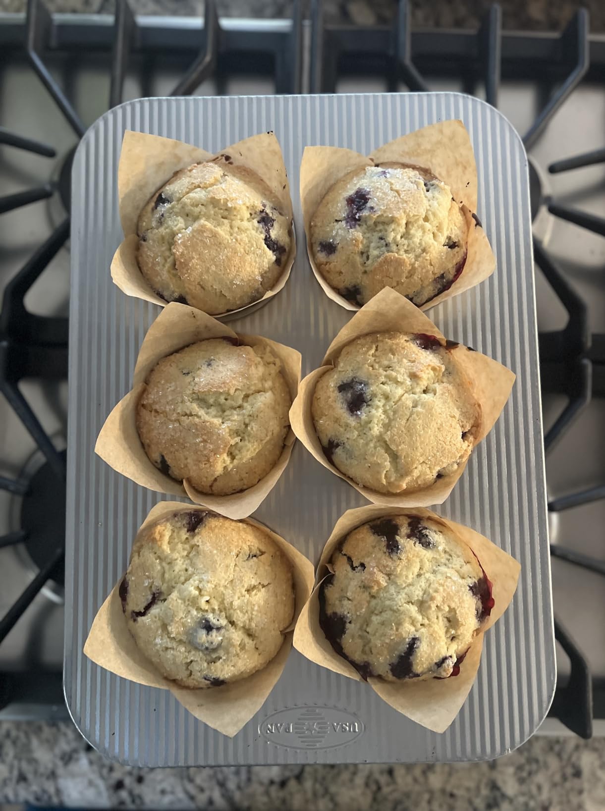USA Pan Bakeware Mini Cupcake and Muffin Pan, Nonstick Quick Release Coating, 24-Well, Aluminized Steel customer photo 2