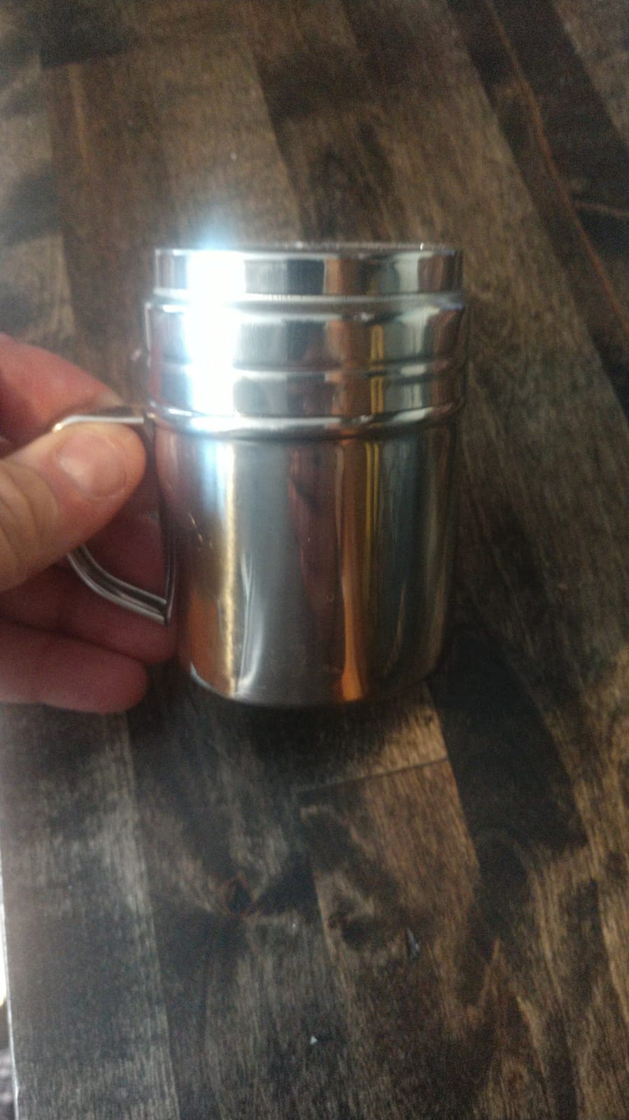 HIC Kitchen Adjustable Dry Rub Shaker with Holes for Medium and Coarse Grind Seasonings, Stainless Steel, 1-Cup Capacity customer photo 2