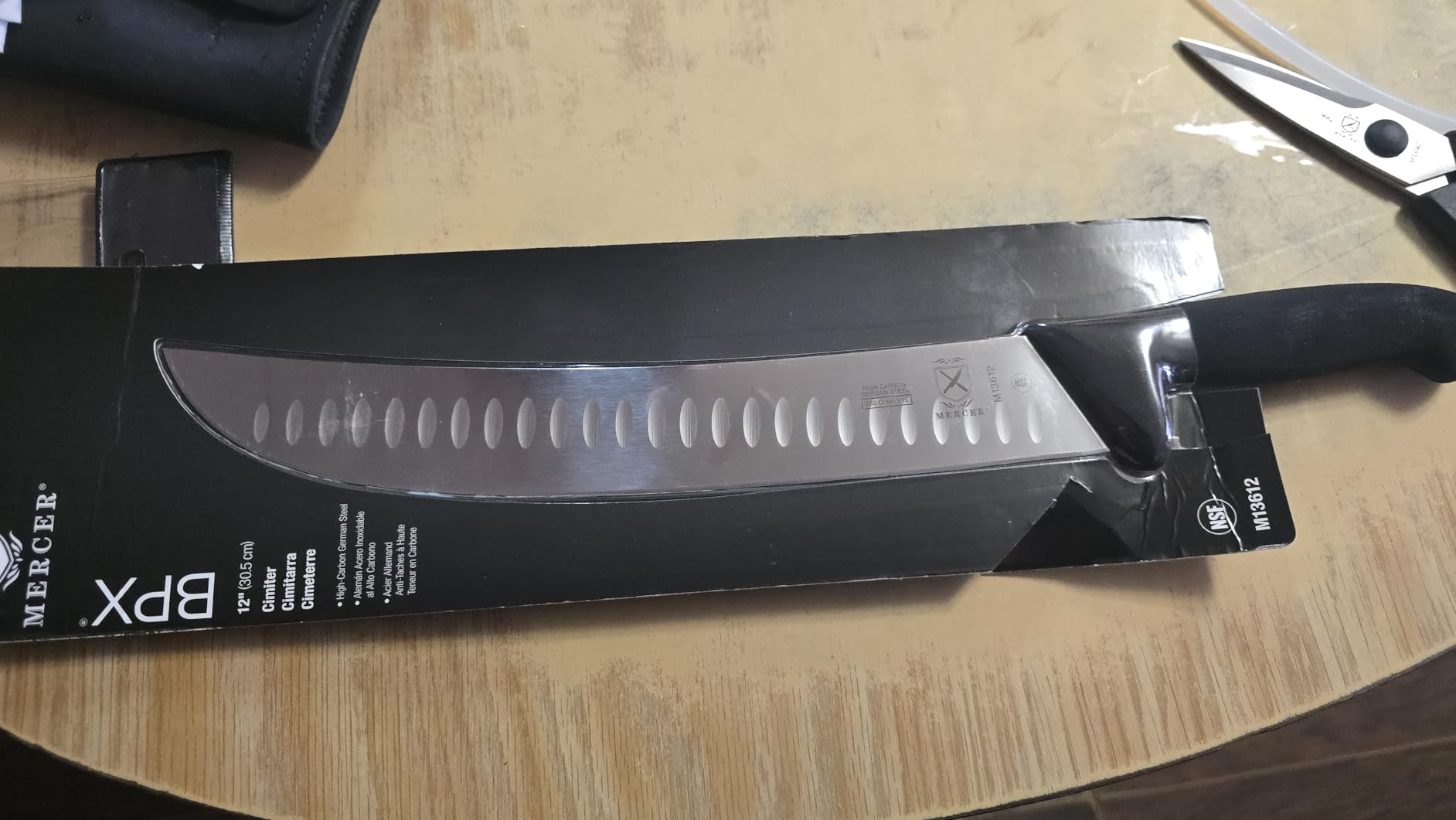 Mercer Culinary BPX, 12-Inch, Granton Edge Cimeter customer photo 1