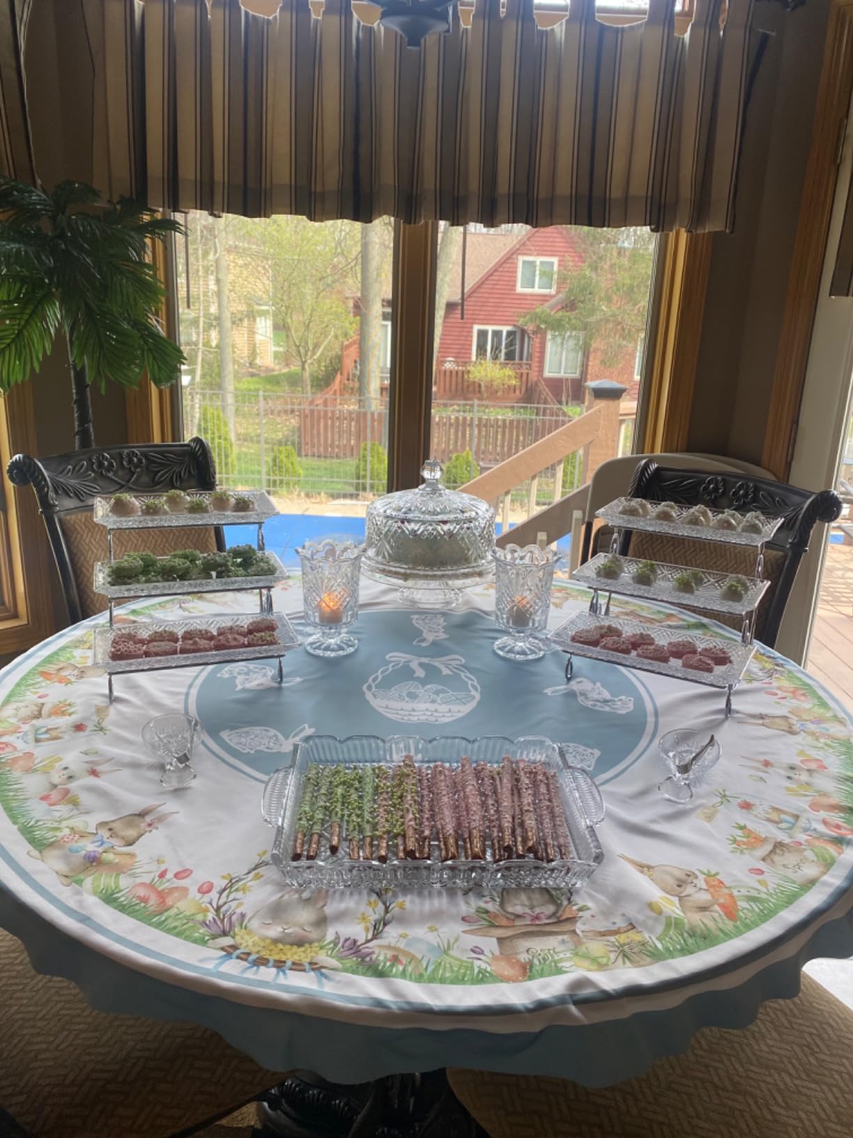 Godinger Dublin 3- Tiered Serving Stand for party and Event Dessert and Food Display Server customer photo 1