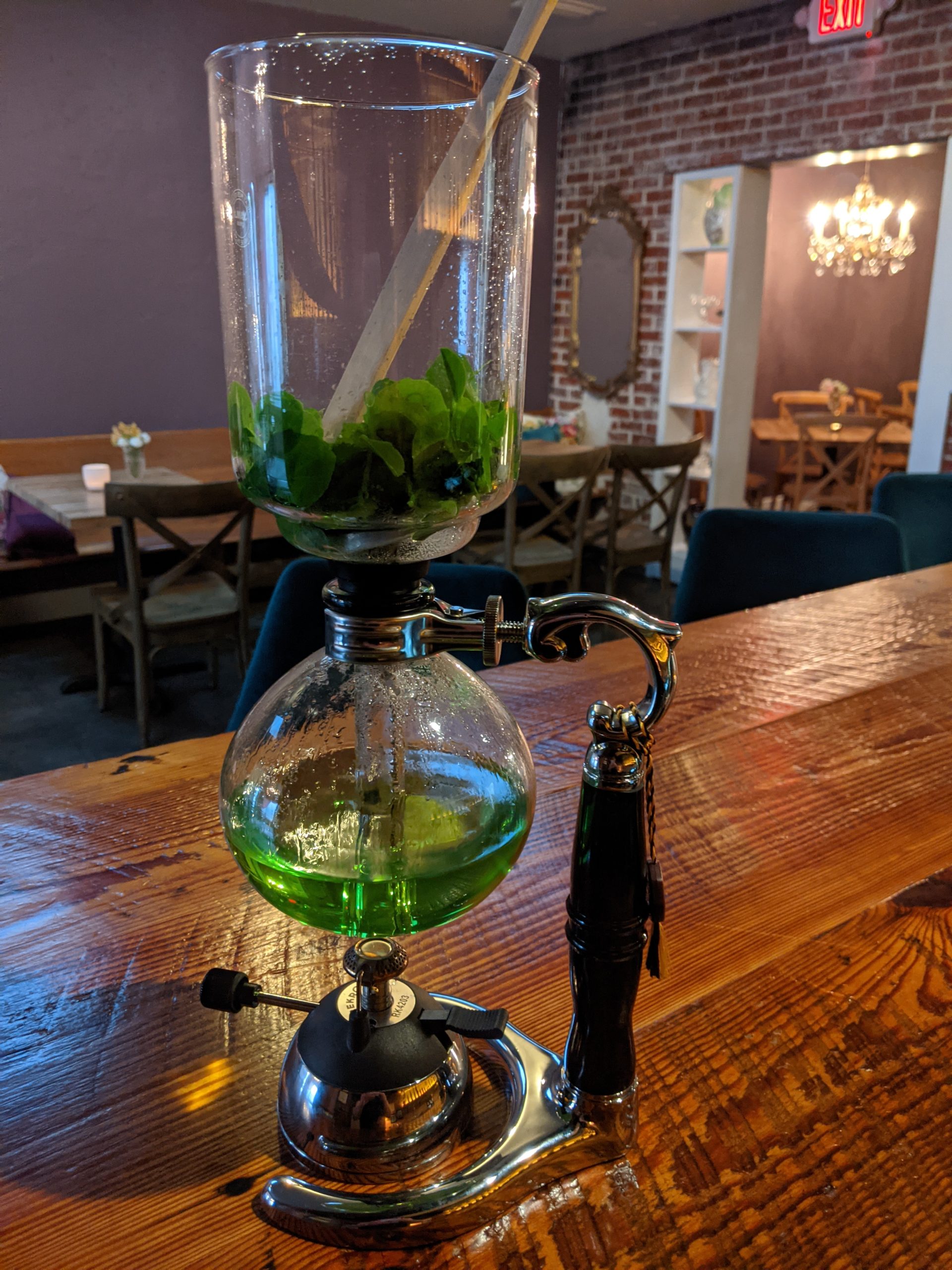 YAMA Glass 3 Cup Tabletop Siphon Gravity Coffee Maker with Alcohol Burner customer photo 1