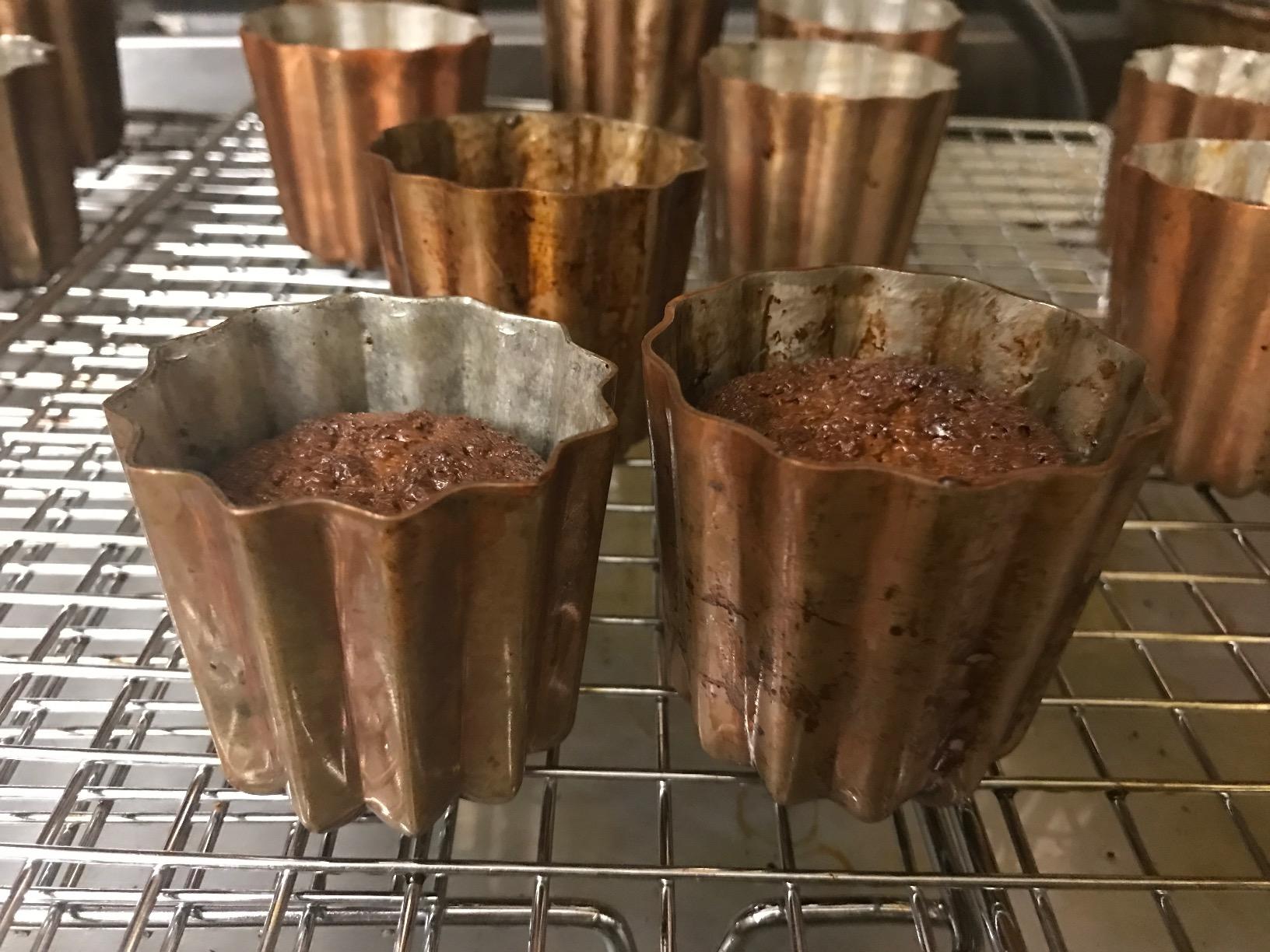 Matfer Bourgeat Cannelé Copper Tin-lined Mold, 2 3/16