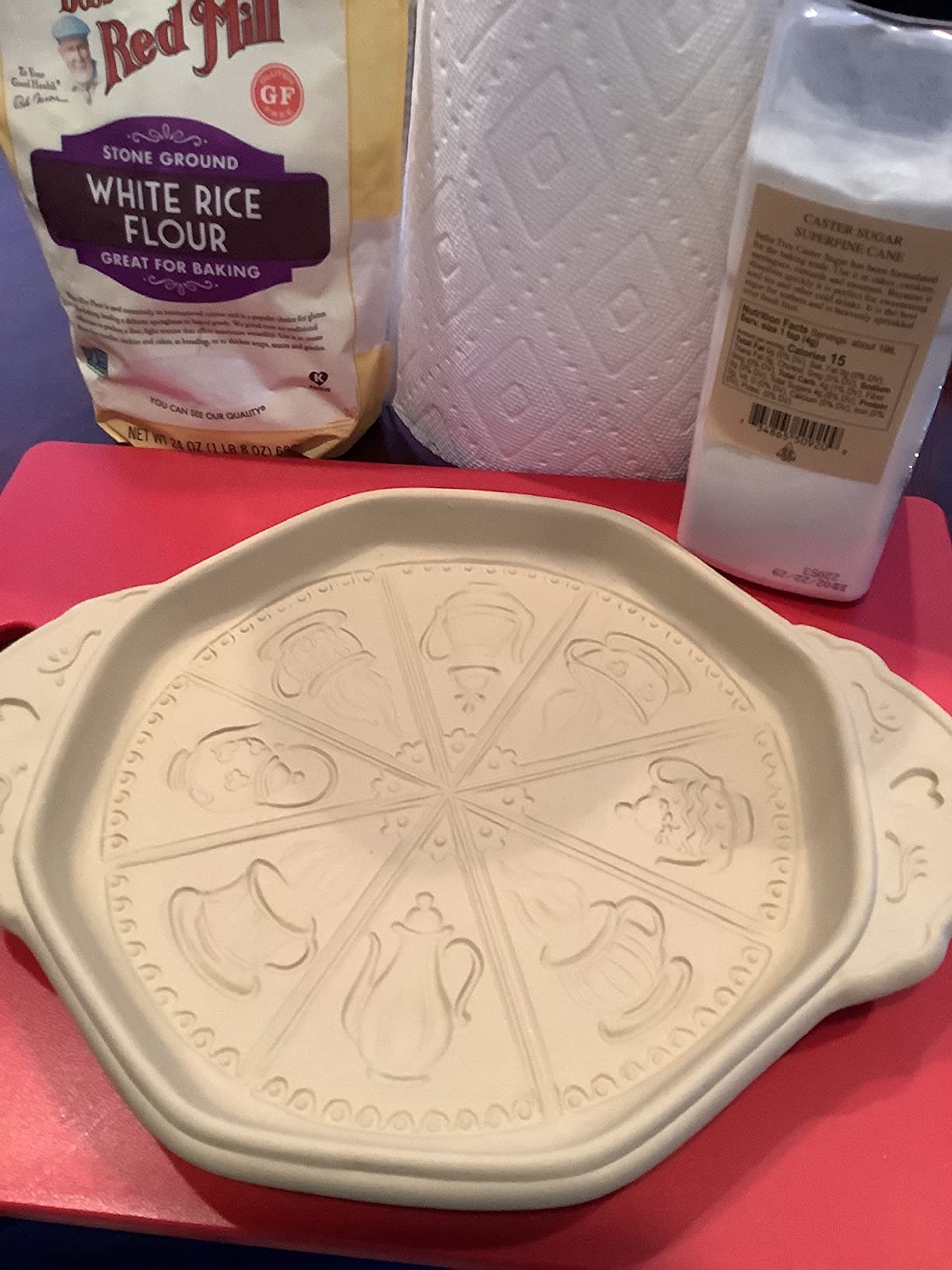 Brown Bag Design Tea Time Shortbread Cookie Pan, 11-3/4-Inch by 9-1/4-Inch customer photo 1