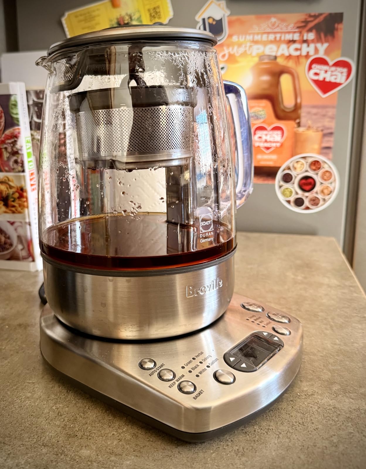 Breville BTM800XL Tea Maker Infuser and Water Kettle, 51 oz, Brushed Stainless Steel and Glass customer photo 1