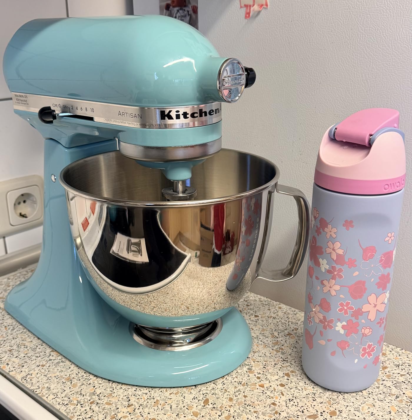 Artisan Series 5 Quart Tilt Head Stand Mixer with Pouring Shield KSM150PS, Contour Silver customer photo 1