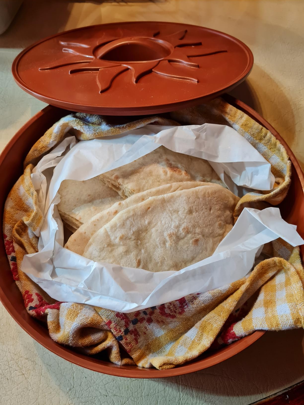 Nordic Ware Microwave Tortilla and Pancake Warmer, 10-Inch Holder - Fits Large Size Tortillas customer photo 1