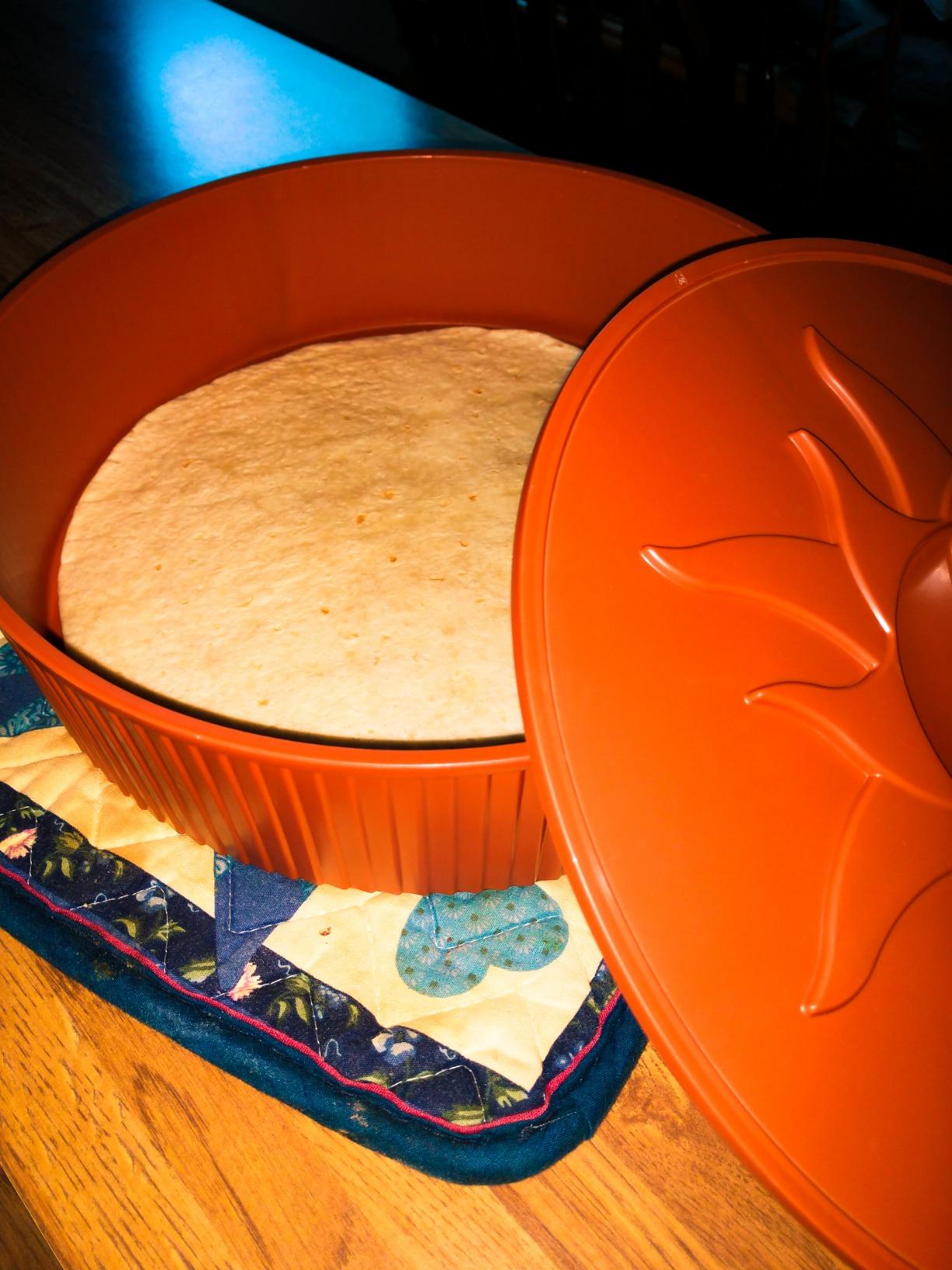 Nordic Ware Microwave Tortilla and Pancake Warmer, 10-Inch Holder - Fits Large Size Tortillas customer photo 2
