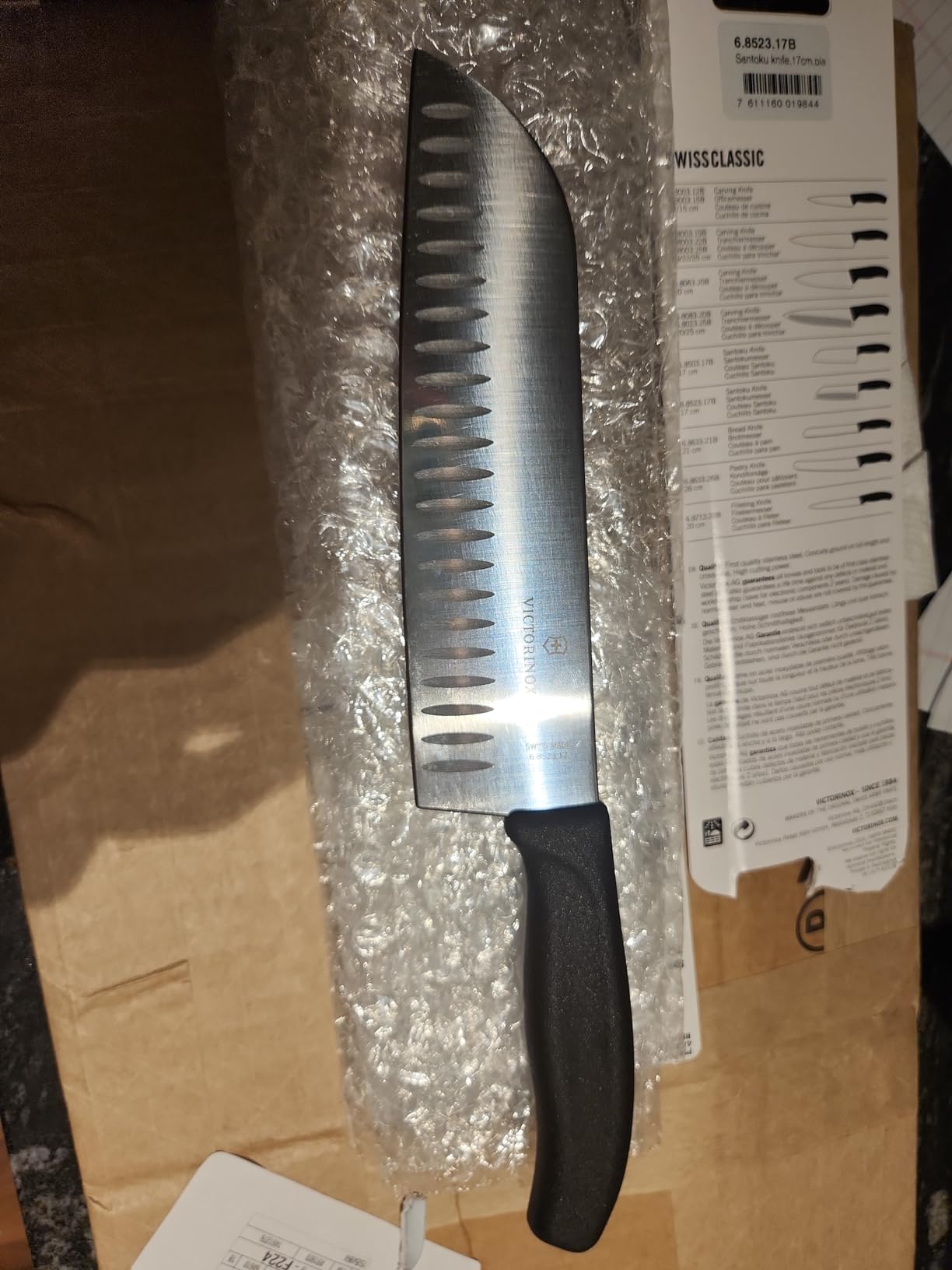 Victorinox Swiss Classic 7 Inch Santoku knife, Granton Blade customer photo 1