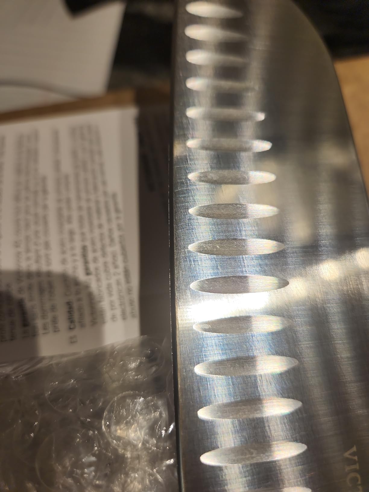 Victorinox Swiss Classic 7 Inch Santoku knife, Granton Blade customer photo 2