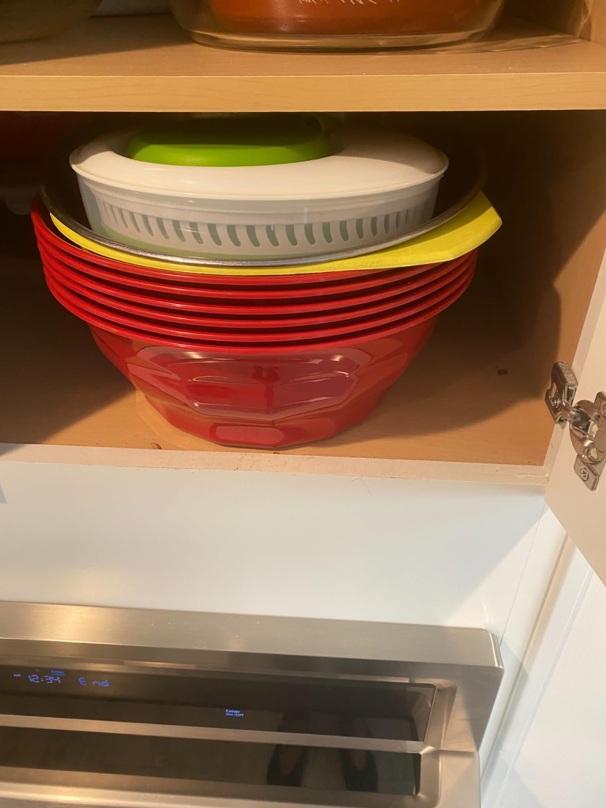 PrepWorks 3 Qt Collapsible Salad Spinner - Space-Saving, Easy-to-Use, BPA-Free, for Quick Salad Washing & Drying, Dishwasher Safe customer photo 2