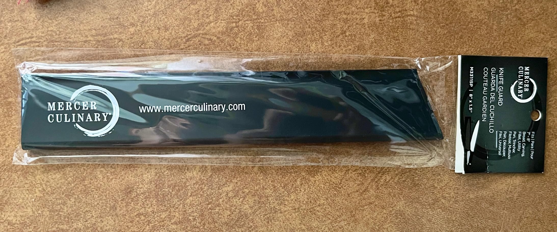 Mercer Culinary Knife Guard, 8 Inch x 2 Inch, Black customer photo 2