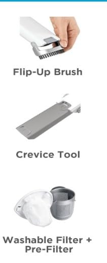 BLACK+DECKER dustbuster AdvancedClean Handheld Vacuum Cordless, Compact Home and Car Vacuum with Crevice Tool ,Rotating Nozzle and Charging Station, Large Dust Bowl (CHV1410L) customer photo 2