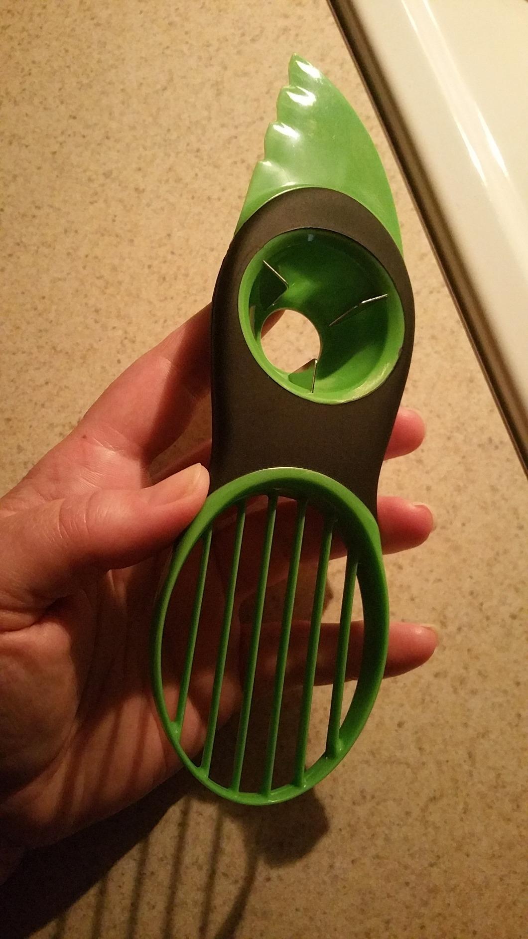 OXO Good Grips 3-in-1 Avocado Slicer - Green customer photo 2