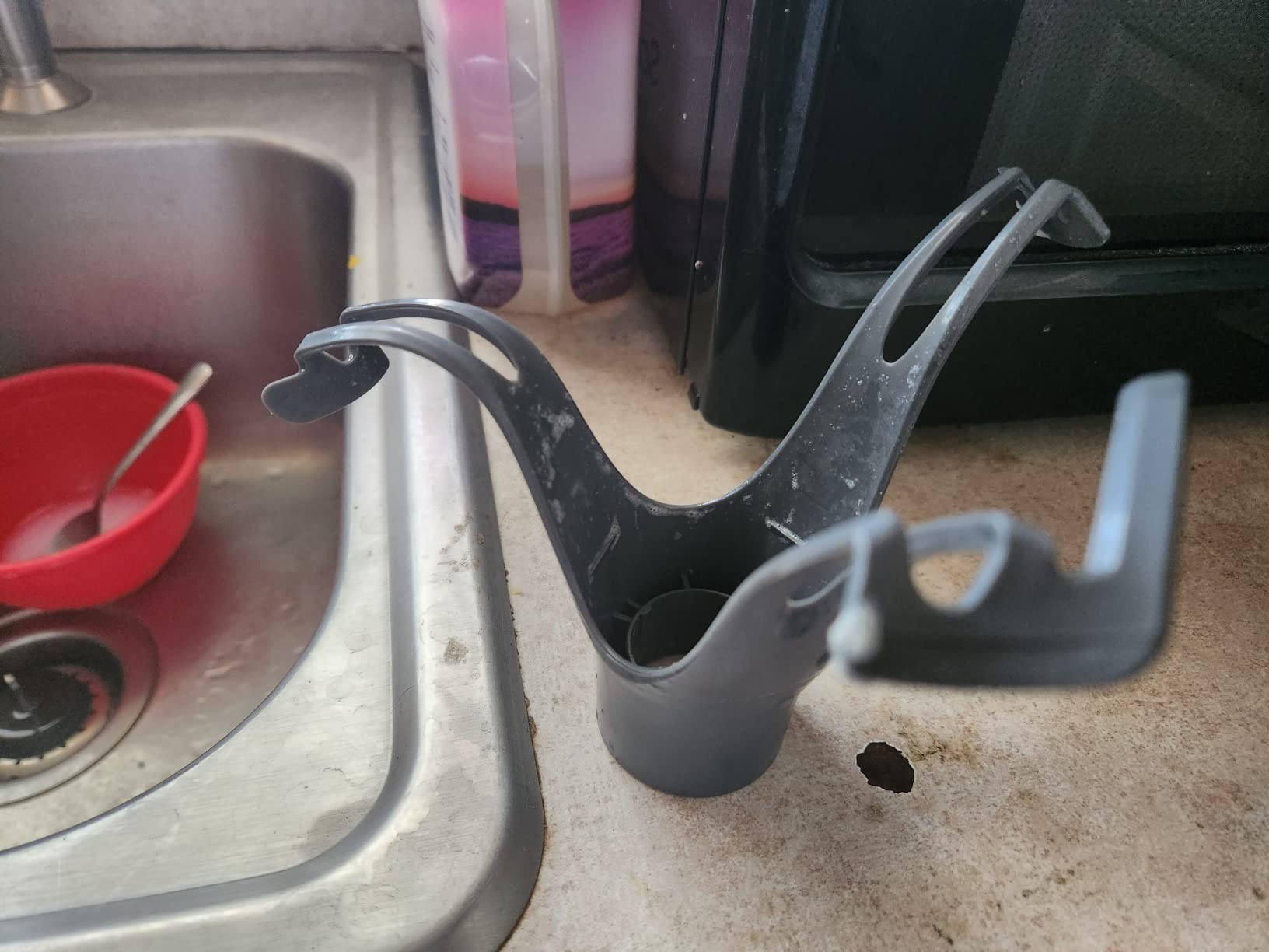 Uutensil Stirr - The Unique Automatic Pan Stirrer - Longer Nylon Legs, Grey customer photo 2