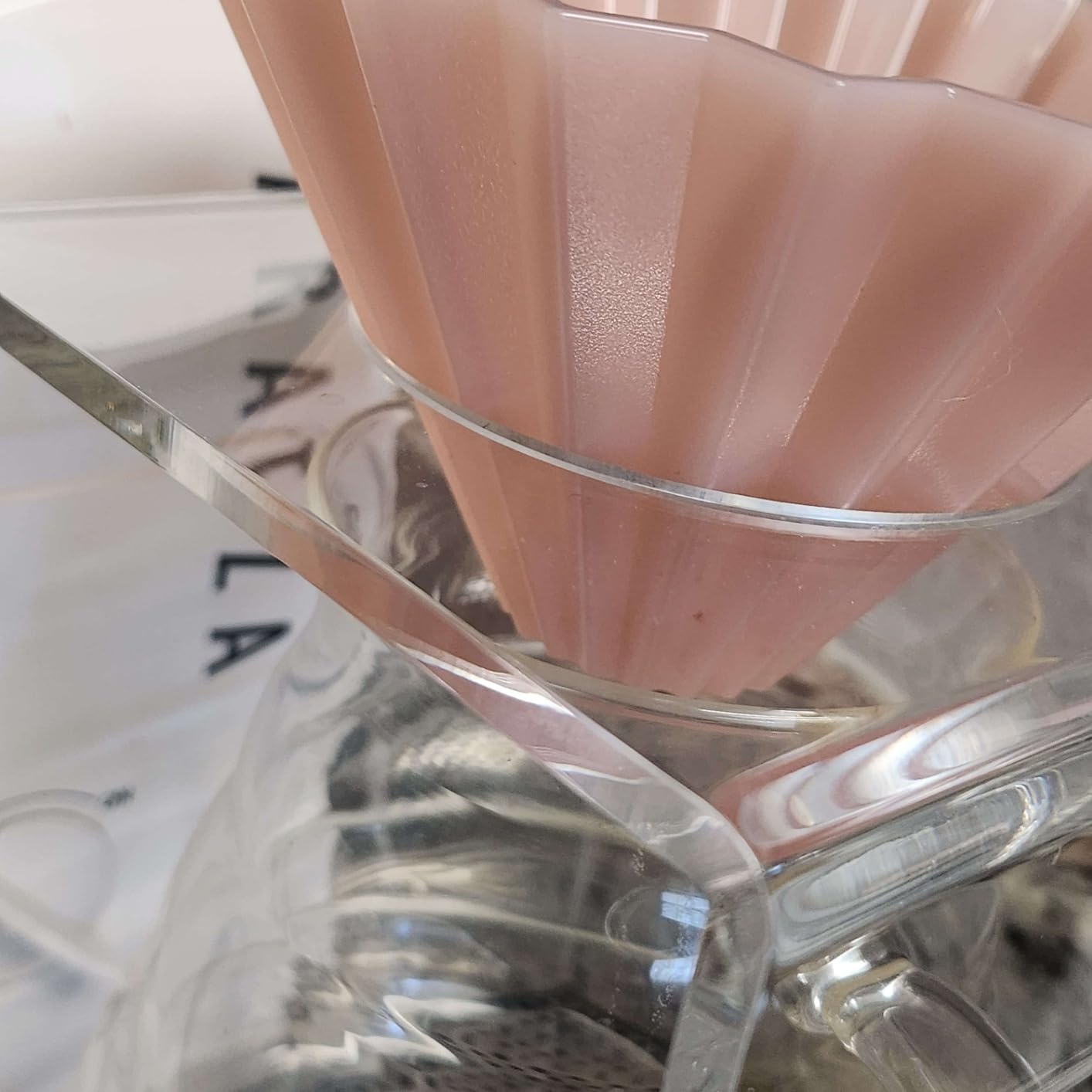 HARIO, V60 Coffee Dripper Acrylic Stand With Drip Tray customer photo 2