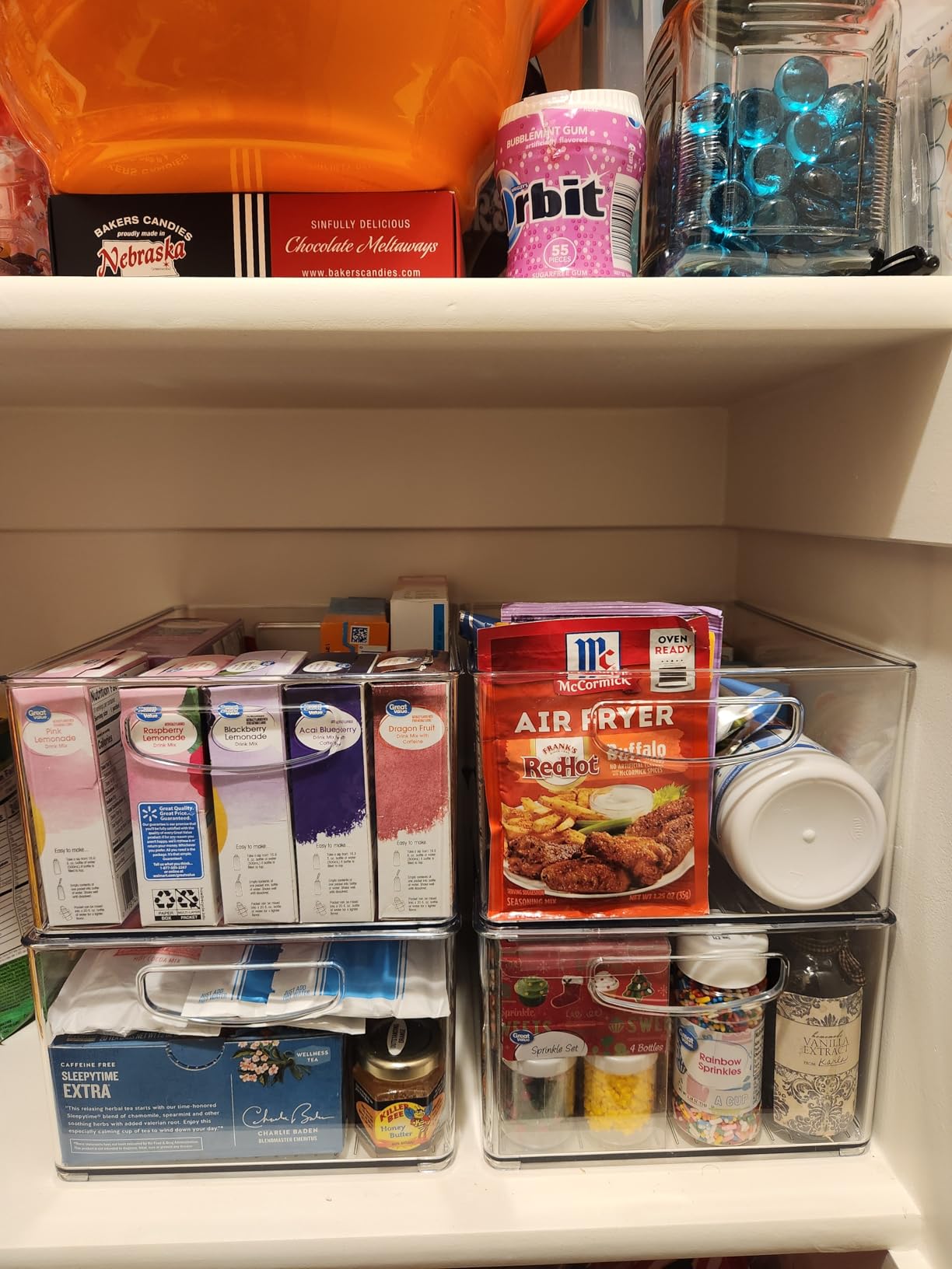 iDesign Stackable Storage Bin with Handles - Organize Pantry, Fridge, or Freezer, Clear, Made in USA customer photo 1