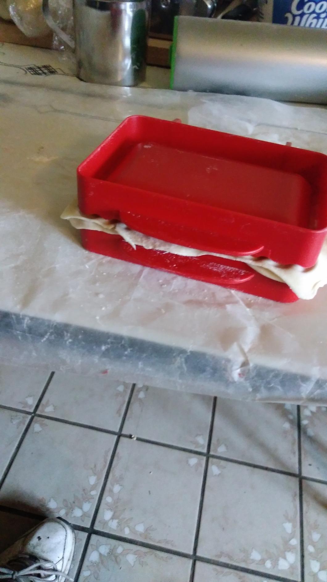 Norpro Mini Pocket Pie Mold, Red 4.75 inch x 4.5 inch/12cm x 11.5cm customer photo 2