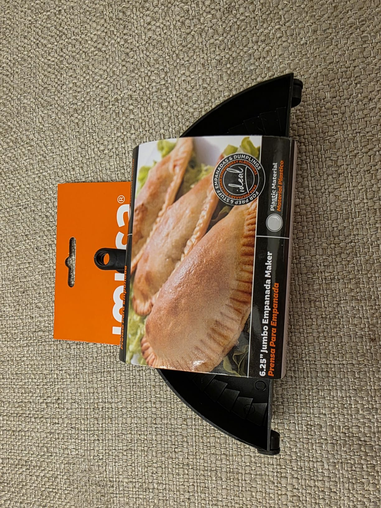 Imusa Empanada Press Set - Dumpling Maker, Plastic Empanada Mold & Pastry Press for Stuffed Pastries, Turnovers, Pierogi, Masa & Dough Preparation, 1 Pack, Black customer photo 2