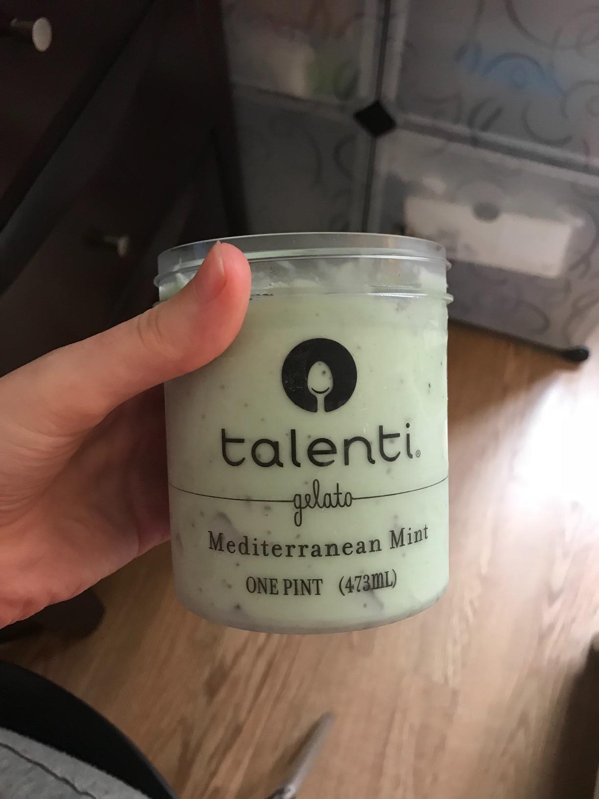 Talenti Gelato For a Delicious Frozen Dessert Mediterranean Mint Made With Non-GMO Ingredients 1 Pint customer photo 1