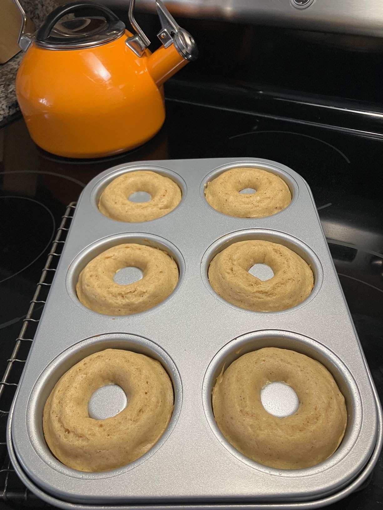Nordic Ware 6 Cavity Donut Pan, Metal customer photo 1