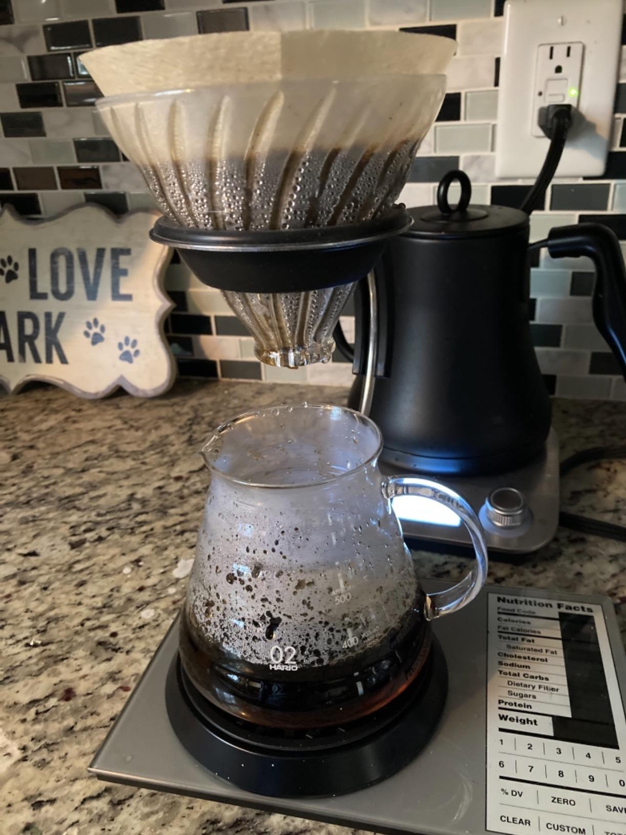 Hario V60 Arm Stand with Glass Dripper Pour Over Set customer photo 1