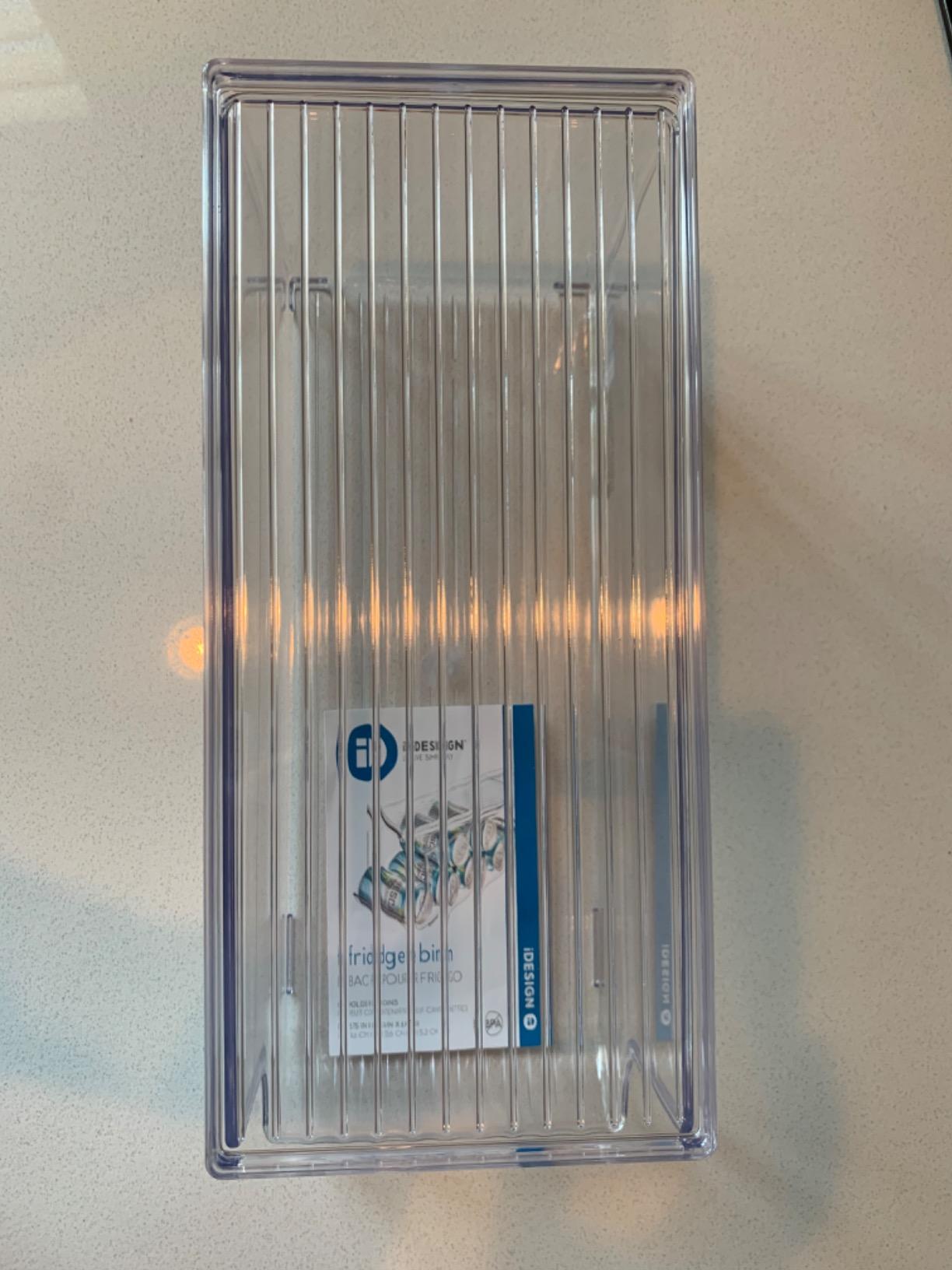 iDesign Soda Can Organizer with Lid for Pantry or Refrigerator - Clear - Made in USA customer photo 2