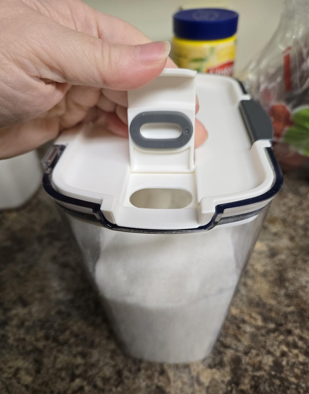ProKeeper Sugar & Bread Storage Container - Clear, Airtight Seal for Freshness customer photo 2