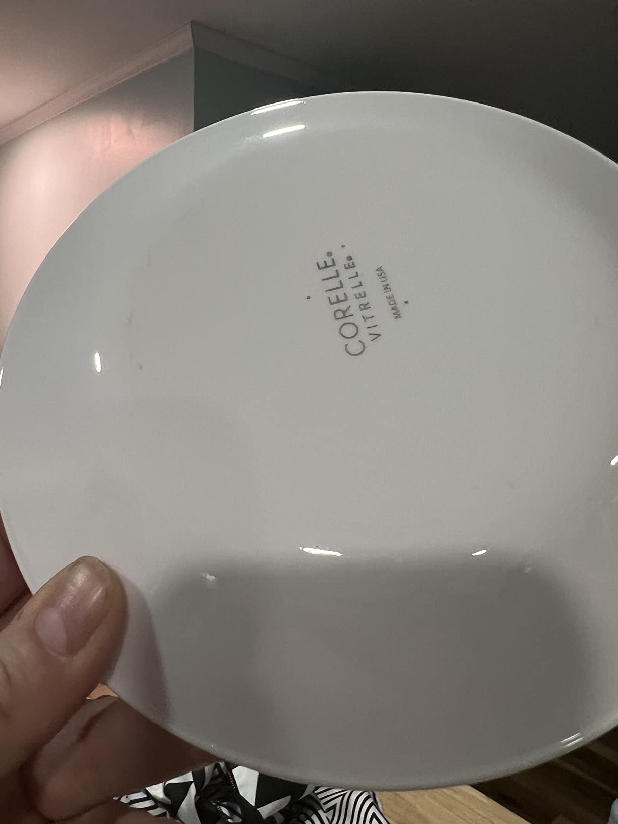 Corelle Vitrelle 38-Piece Service for 12 Dinnerware Set, Triple Layer Glass and Chip Resistant, Lightweight Round Plates and Bowls Set, Winter Frost White customer photo 2