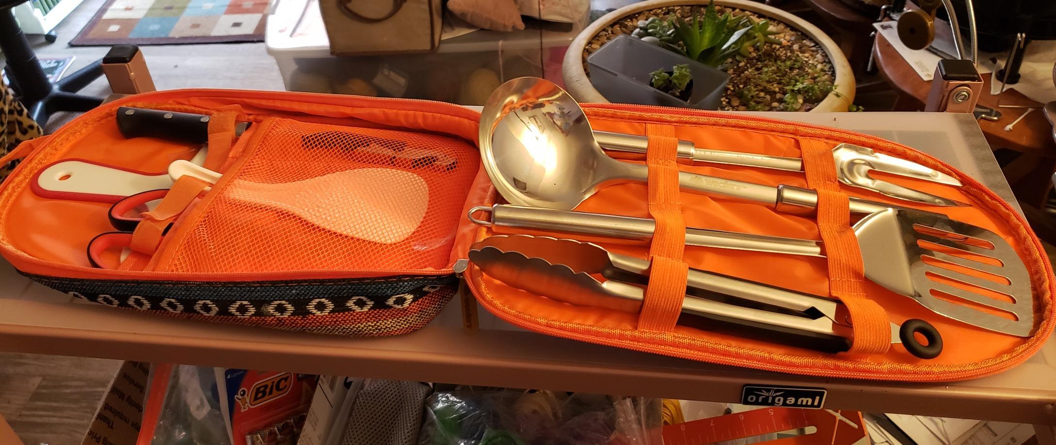 Wealers Camp Kitchen Cooking Utensil Set Travel Organizer Grill Accessories customer photo 1
