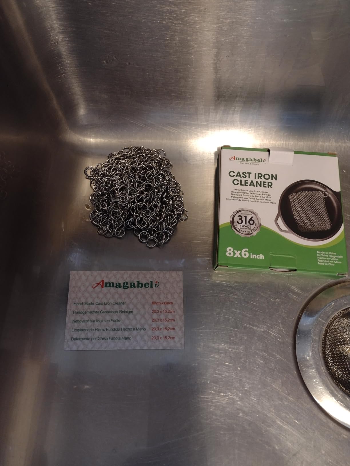 Amagabeli Cast Iron Cleaner 8