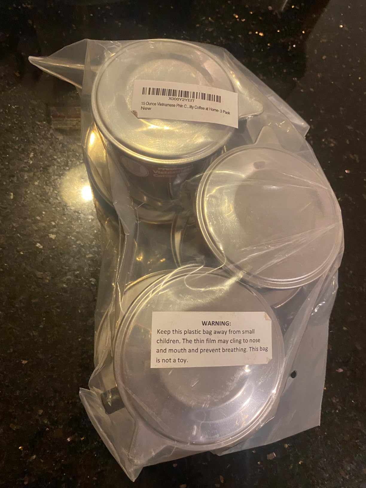 Vietnamese Coffee Filter Phin 11 Ounce (Large), Gravity Insert, One Cup customer photo 2
