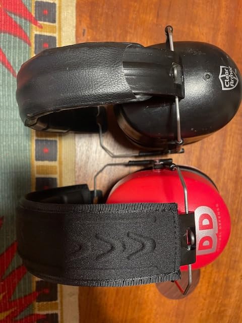 DECIBEL DEFENSE Professional Safety Ear Muffs 37dB NRR - Ear Protection for Shooting & Industrial Use (BLACK) customer photo 2
