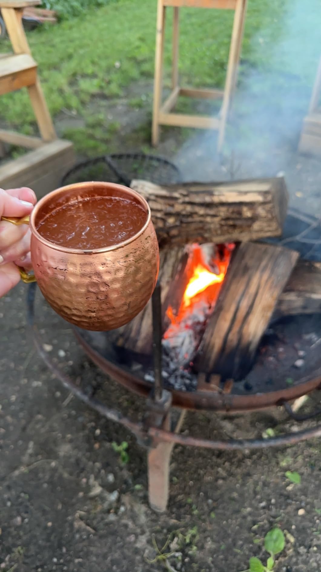 Benicci Moscow Mule Copper Mugs - Set of 4-100% HANDCRAFTED - Food Safe Pure Solid Copper Mugs - 16 oz Christmas Gift Set with Premium Quality Cocktail Straws and Jigger customer photo 2