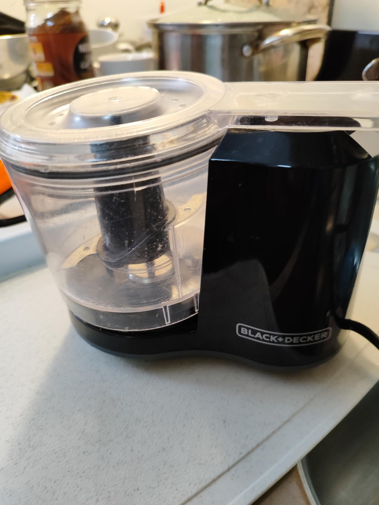 BLACK+DECKER 1.5-Cup Electric Food Chopper, One Touch Pulse, 150W Motor, Stay-Sharp Blade, Dishwasher Safe customer photo 1