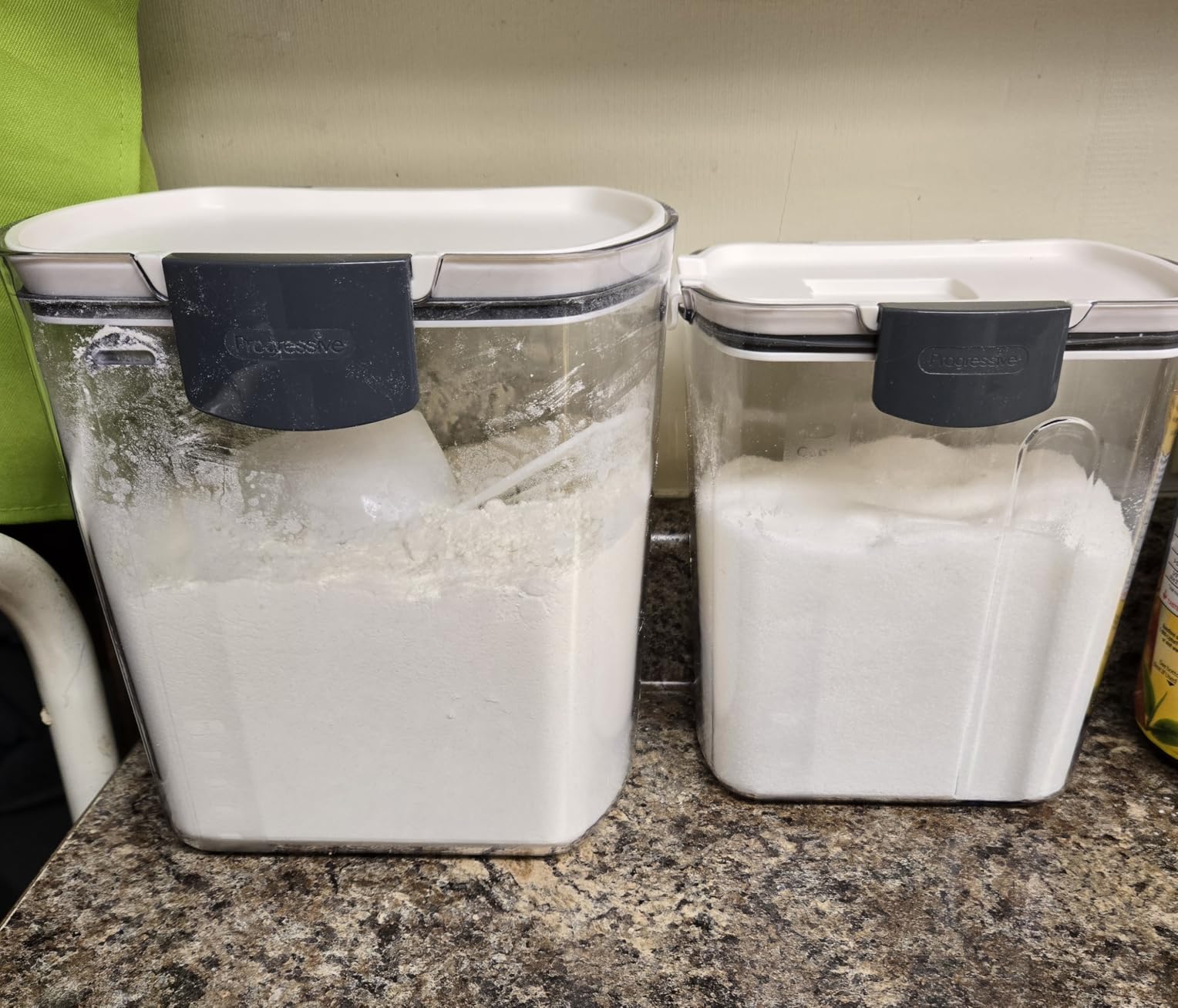 ProKeeper 2.5-Quart Grain Storage Container with Hinged Lid, Clear - BPA-Free, Airtight Seal, 5.5 x 7.65 x 7.25