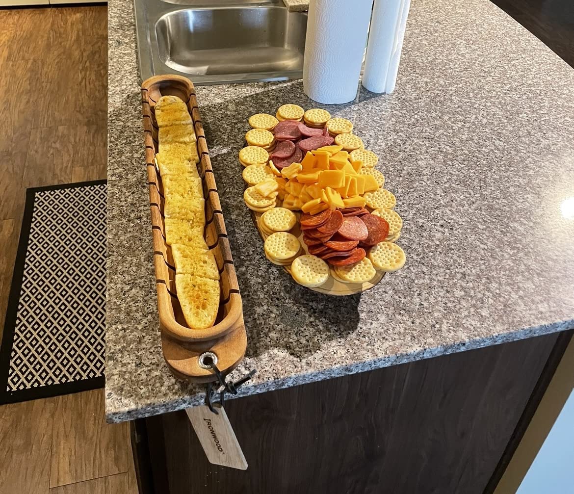 Ironwood Gourmet Nesting Bread Cutting Board with Crumb Catcher, 10.25 x 14.75 x 0.75 inches customer photo 2