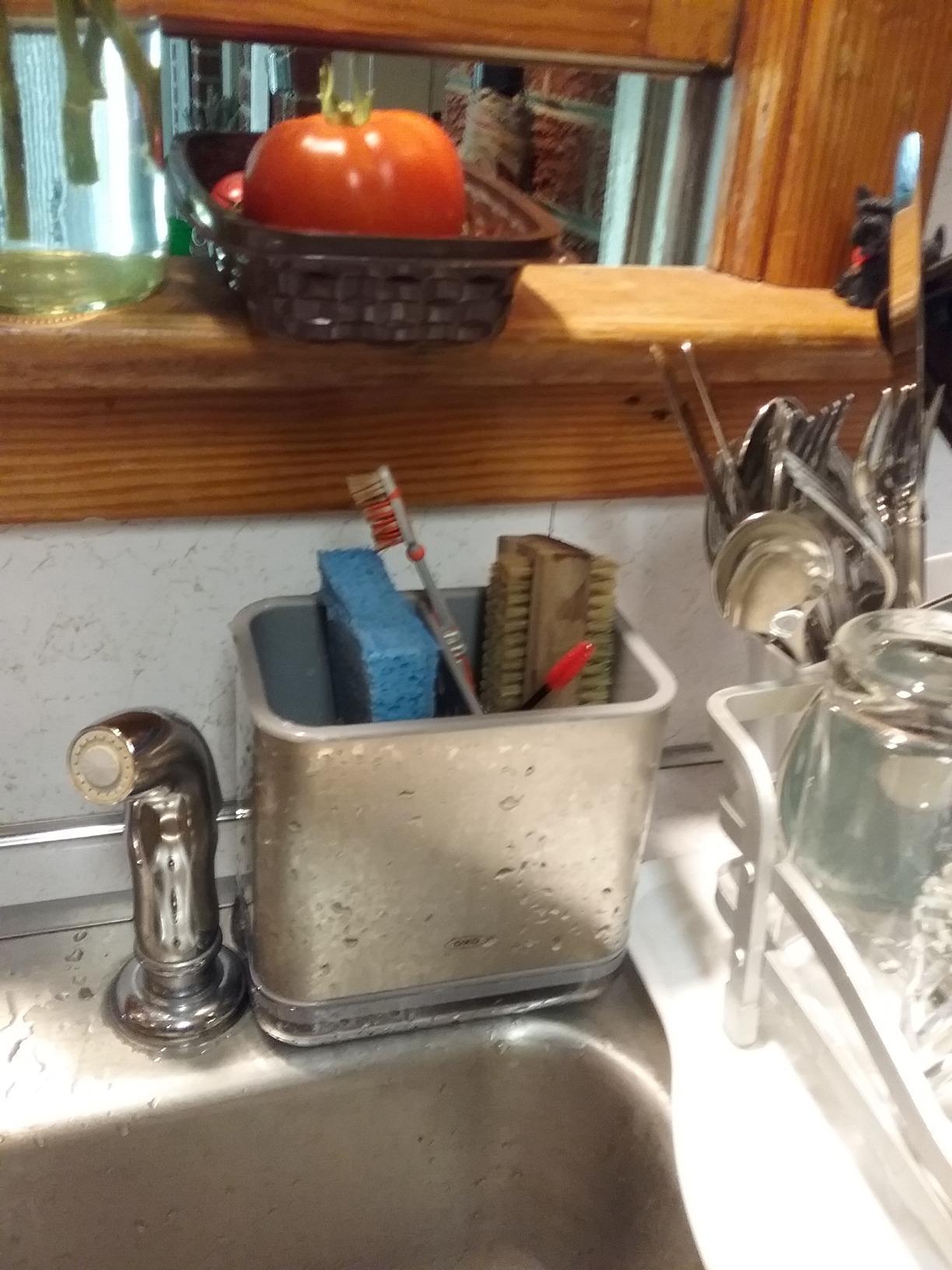 OXO Good Grips Stainless Steel Sinkware Caddy customer photo 2