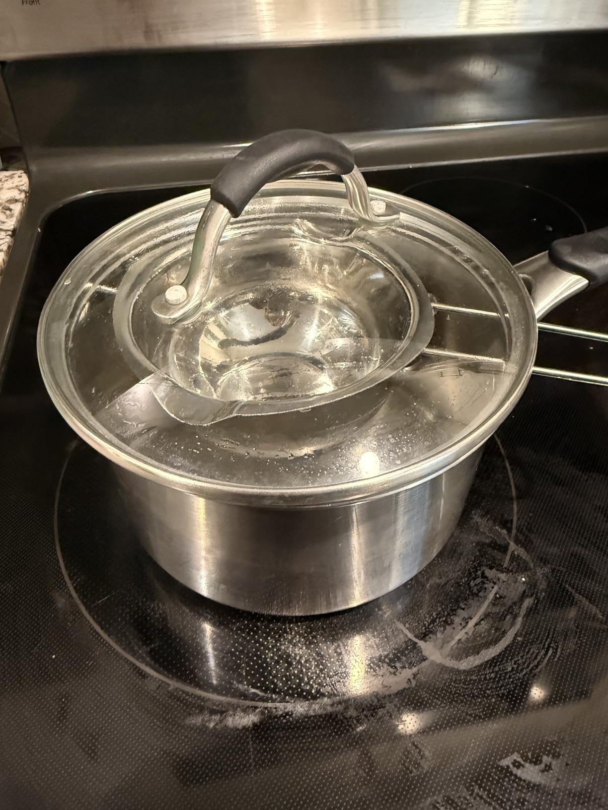 Stainless Steel Double Boiler Pot for Melting Chocolate, Candy and Candle Making (18/8 Steel, 2 Cup Capacity, 480ML) customer photo 1